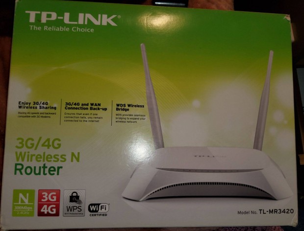 TL-MR3420 Wifi 3G/4G vezetk nlkli router