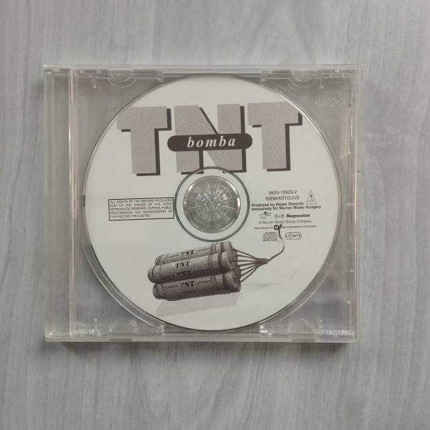 TNT Bomba 1997 cd bort nlkli hajszlkarcos lejtszhat llapot