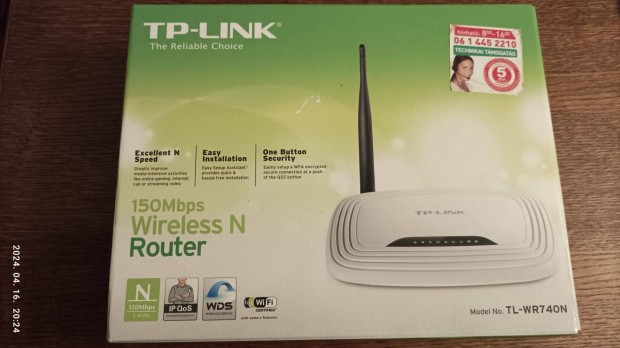 TP Link 150 Mbps vezetk nlkli router