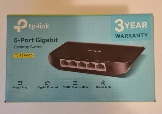 TP-Link 5 portos Gigabit switch - TL-SG1005D