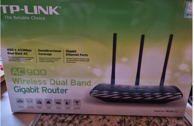 TP-Link AC900 Gigabit WIFI Router No. Archer C2