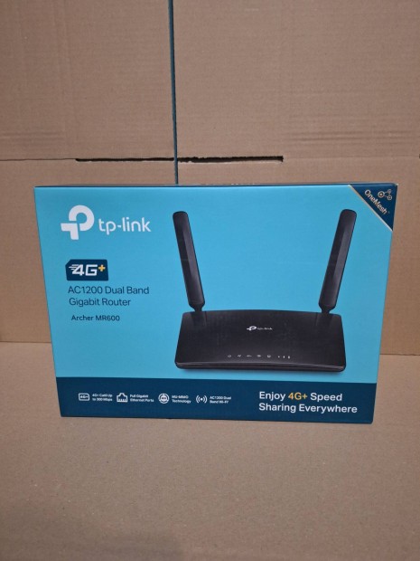 TP-Link Archer MR600 V2 CAT6 4G+ LTE Sim kártyás Router Független