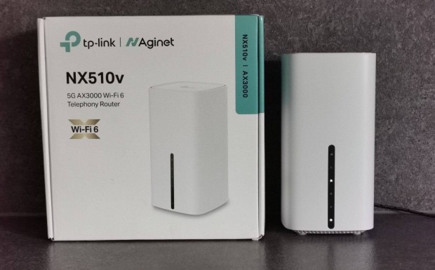 TP-Link NX510v 5G router Mesh WiFi 6 AX3000, RE550 AC1900 jelerst