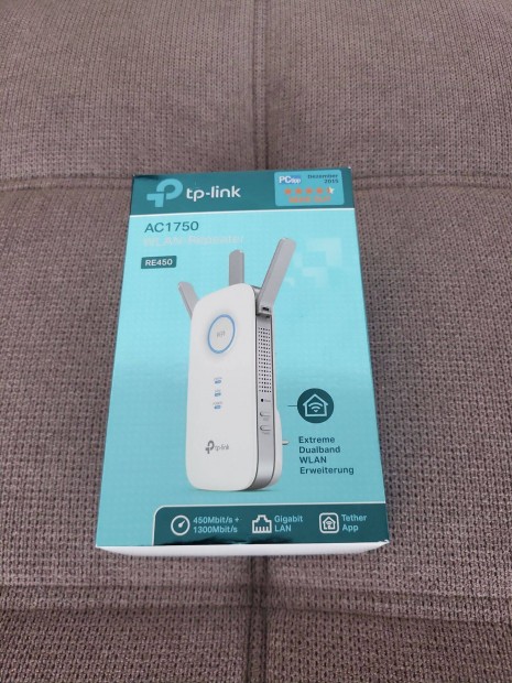 TP Link RE450 AC1750 WIFI jelerst lefedettsg nvel range extender