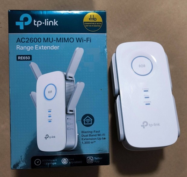 TP-Link RE650 wifi erst, hattv nvel, AP