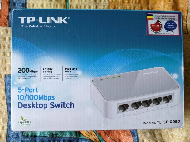TP-Link TL-SF1005D asztali switch
