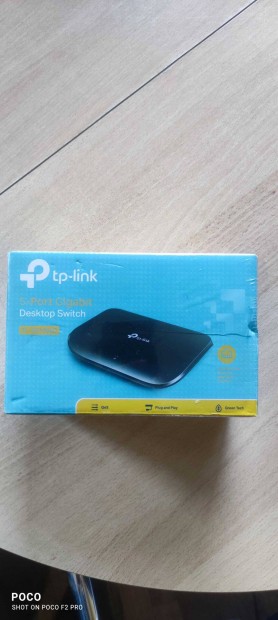 TP-Link TL-SG1005D 10/100/1000Mbps 5 portos switch, j