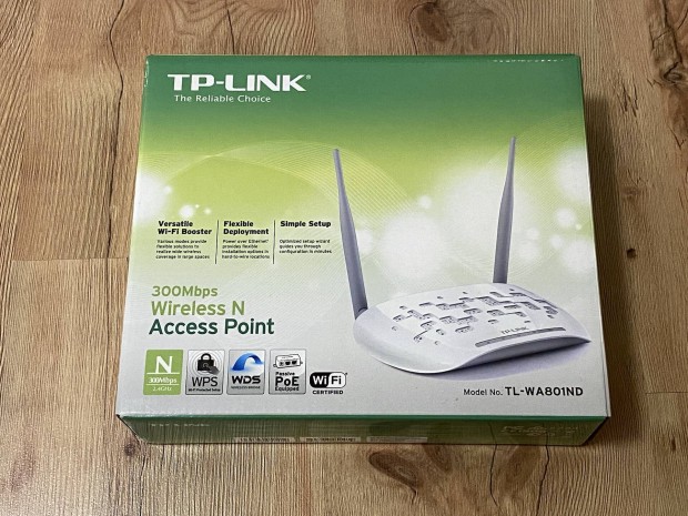 TP-Link TL-WA801ND 300Mbps vezetk nlkli N-es Access Point