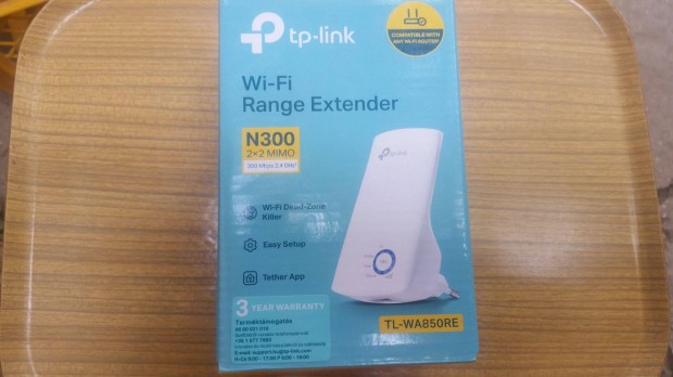 TP-Link TL-WA850RE ltalnos Wi-Fi lefedettsgnvel -Range Extender