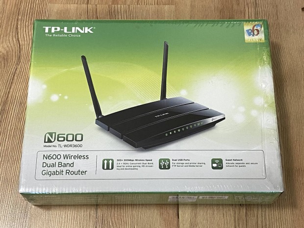 TP-Link TL-WDR3600 Vezetk nlkli dual band 600Mbps Router