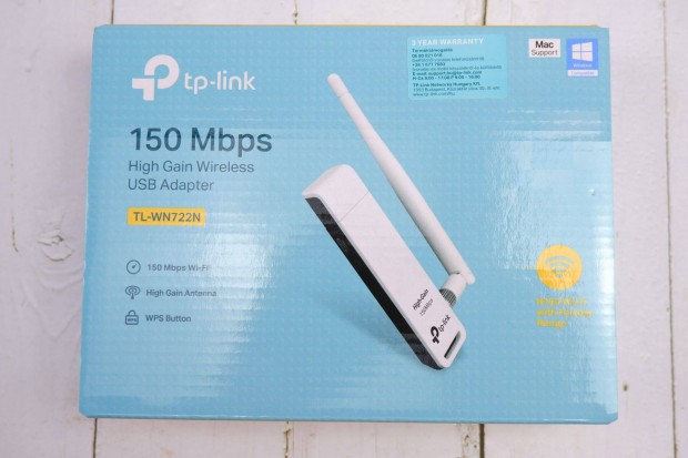 TP-Link TL-WN722N USB Wifi adapter antennval 150 Mbps