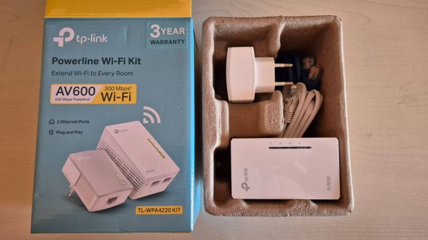 TP-Link TL-WPA4220KIT - ramkri jeltovbbt kszlet (Powerline Kit)