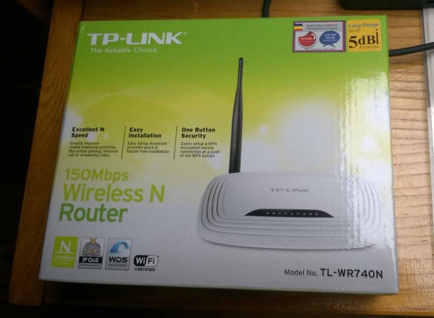 TP-Link TL-WR740N 150Mbps sebessg wifi router