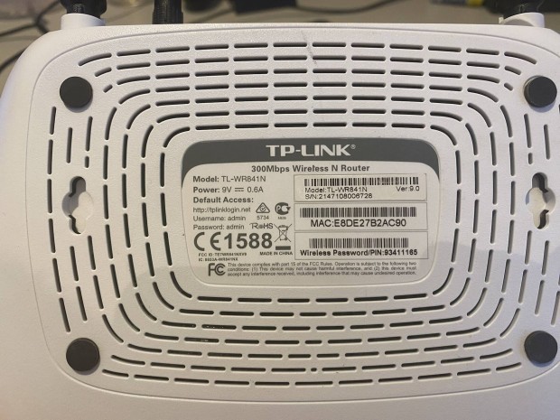 TP-Link TL-WR841N ver. 9.0 wi-fi router