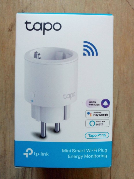 TP-Link Tapo P115 Mini Okos Wi-Fi Konnektor, Energia figyelssel