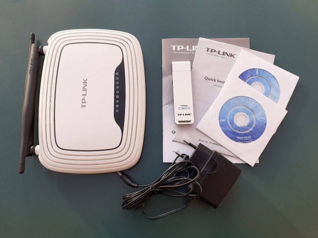 TP-Link WiFi router s USB WiFi adapter egyben elad