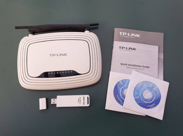 TP-Link WiFi router s USB WiFi adapter egyben elad
