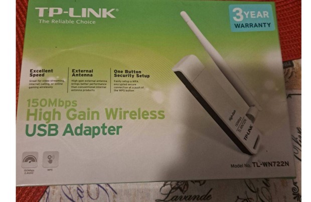 TP-Link, High Gain Wireless USB adapter