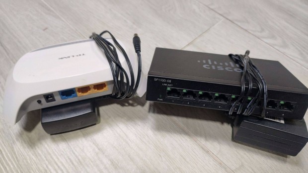 TP-Link router s CISCO switch