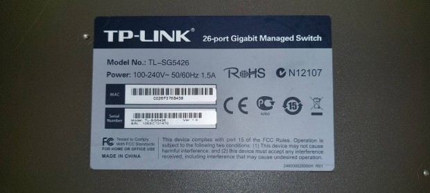 TP-link 26 port gigabit switch