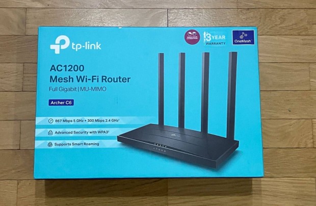 TP-link AC1200 Mesh Wi-Fi Router Archer C6