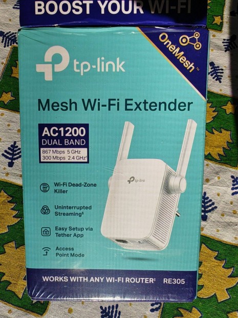 TP-link RE305 AC1200 Wifi hlzati erst