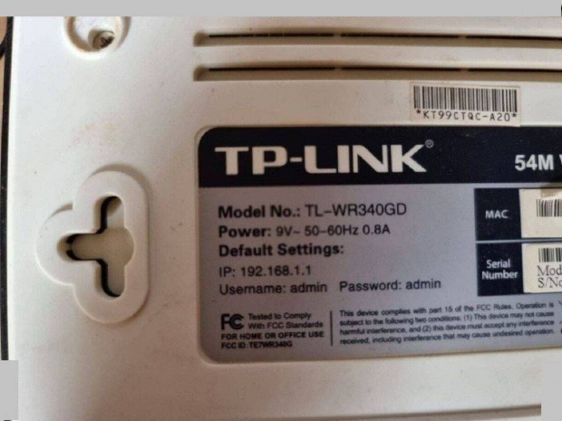 TP-link Wifi Router beltri egysghez elad Modem?