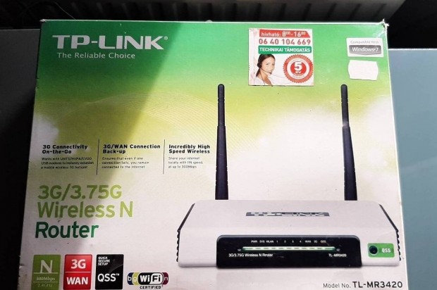 TP link router. Csak kiprblva volt.