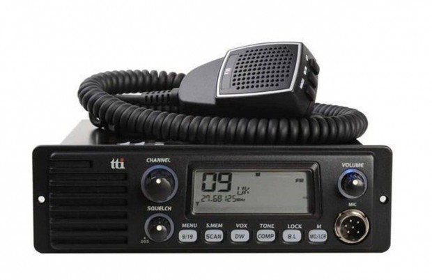 TTI TCB-1100 többcsatornás 12 voltos AM/FM CB rádió