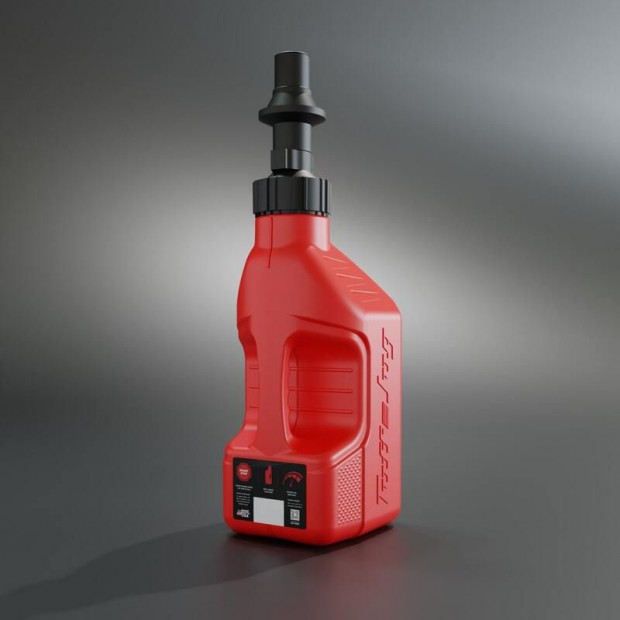 TUFF JUG 1,25G/5L piros Tuff Jug fekete Ripper kupakkal G3