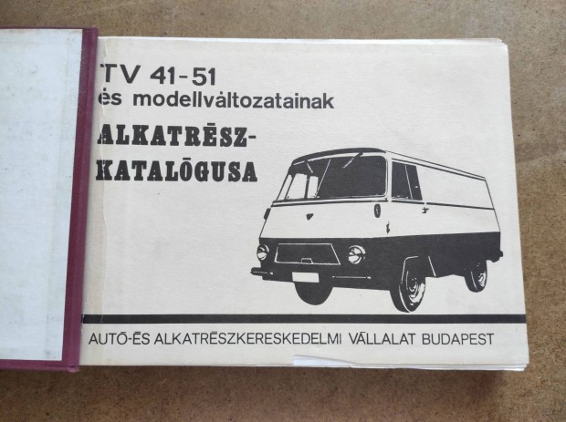 TV 41-51 s modelvltozatainak alkatrszkatalgus