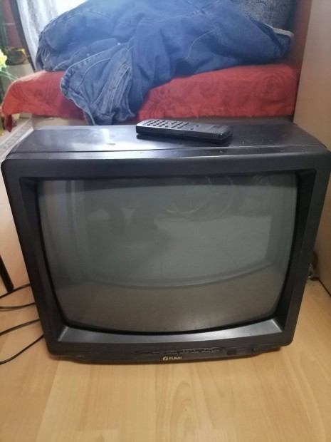 TV 55 cm, eladó színes, Funai távirányítóval eladó 10900Ft Bp
