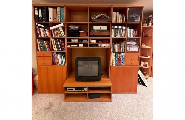 TV tarts nappali fa szekrnysor