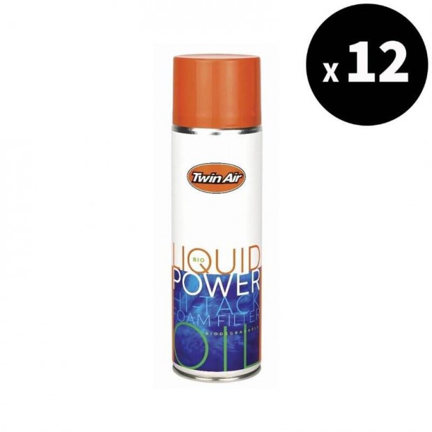 TWIN AIR Bio Liquid Power habszűrő olaj - 500 ml x12