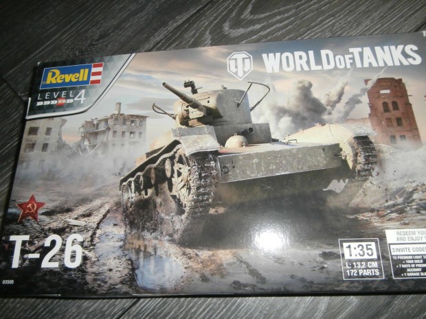 T-26 Revell World of Tanks tank makett