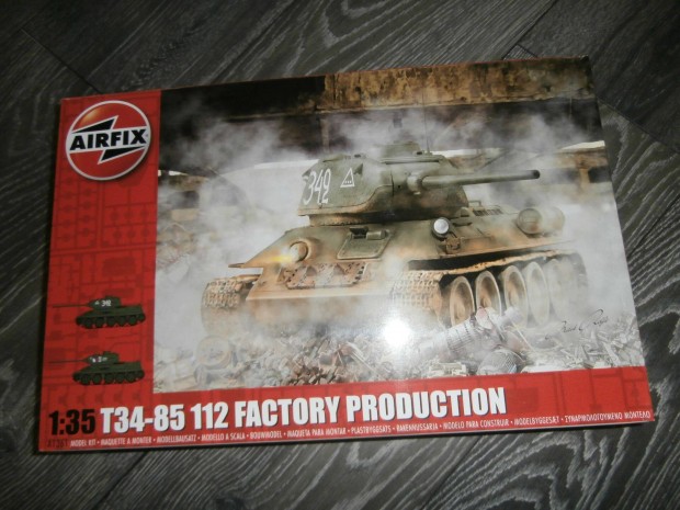 T-34/85 Airfix 1:35 tank makett