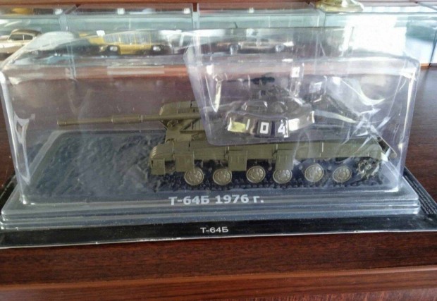 T 64B "Tanki dea" tank kisauto modell 1/43 Elad