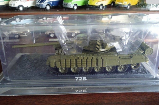 T 72B "Tanki dea" tank kisauto modell 1/43 Elad