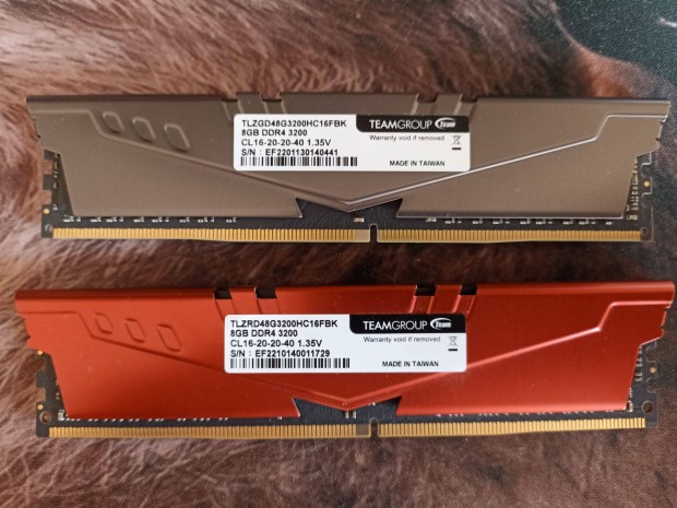 T-Force 2X8GB DDR4 RAM