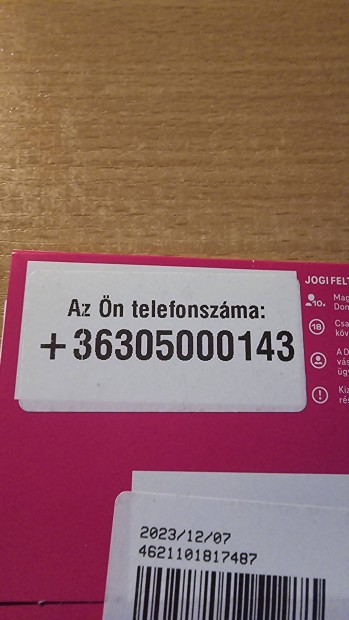 T Mobil Kny Telefonszm 5000143