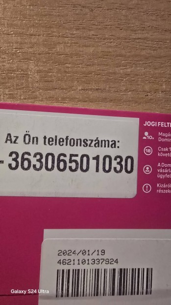 T Mobil Kny Telefonszm 650.10.30.