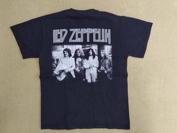 T-shirt LED Zeppelin matrix Sniper polo Pamut S M pl mret