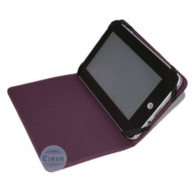 Tablet e-book Mac ipad Tartó Műbőr Tok 7" Lila