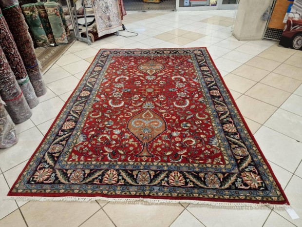 Tabriz motívumos 195x295 kézi csomózású gyapjú perzsa szőnyeg BFZ861