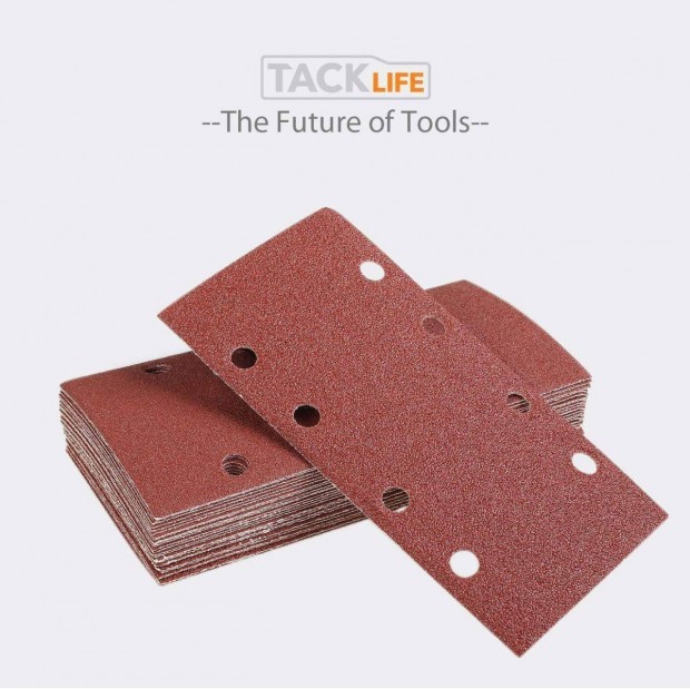 Tacklife ASD05C tpzras csiszollapok, 93x185mm, 25 db-os szett