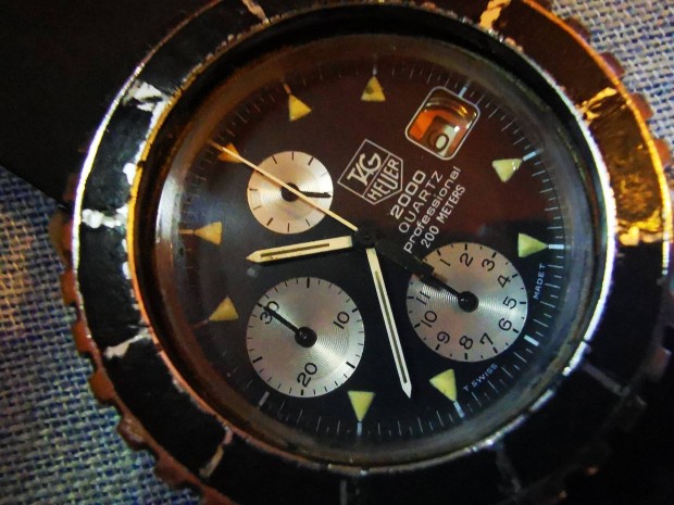 Tag Heuer 2000 vintage quartz chrono. 