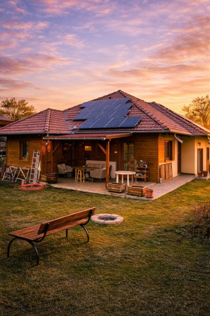 T�gas csal�di otthon G�d�ll�n  nagy terek, energiatakar�kos