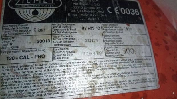 Tágulási tartály fűtési rendszerbe