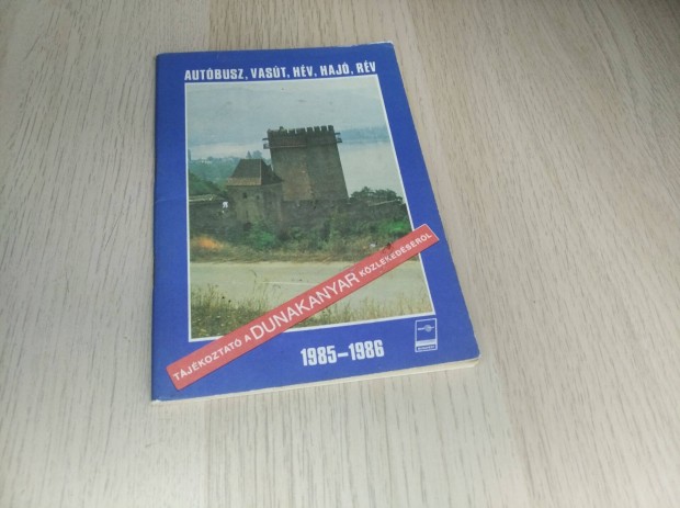 Tájékoztató a Dunakanyar közlekedéséről 1985-1986