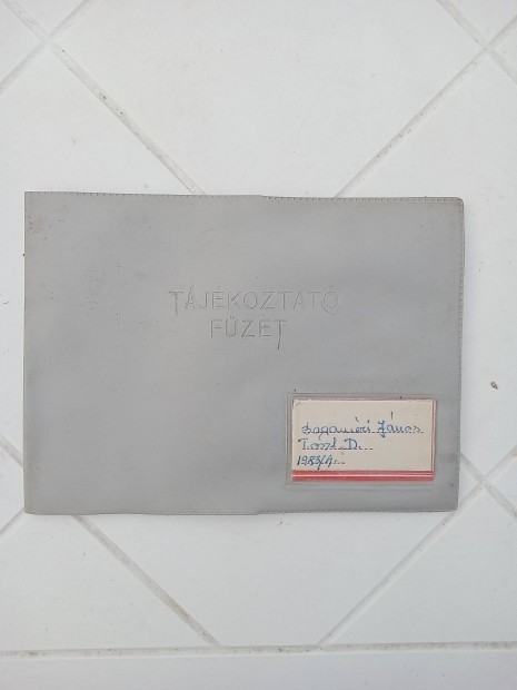 Tjkoztat fzet 1983-1984